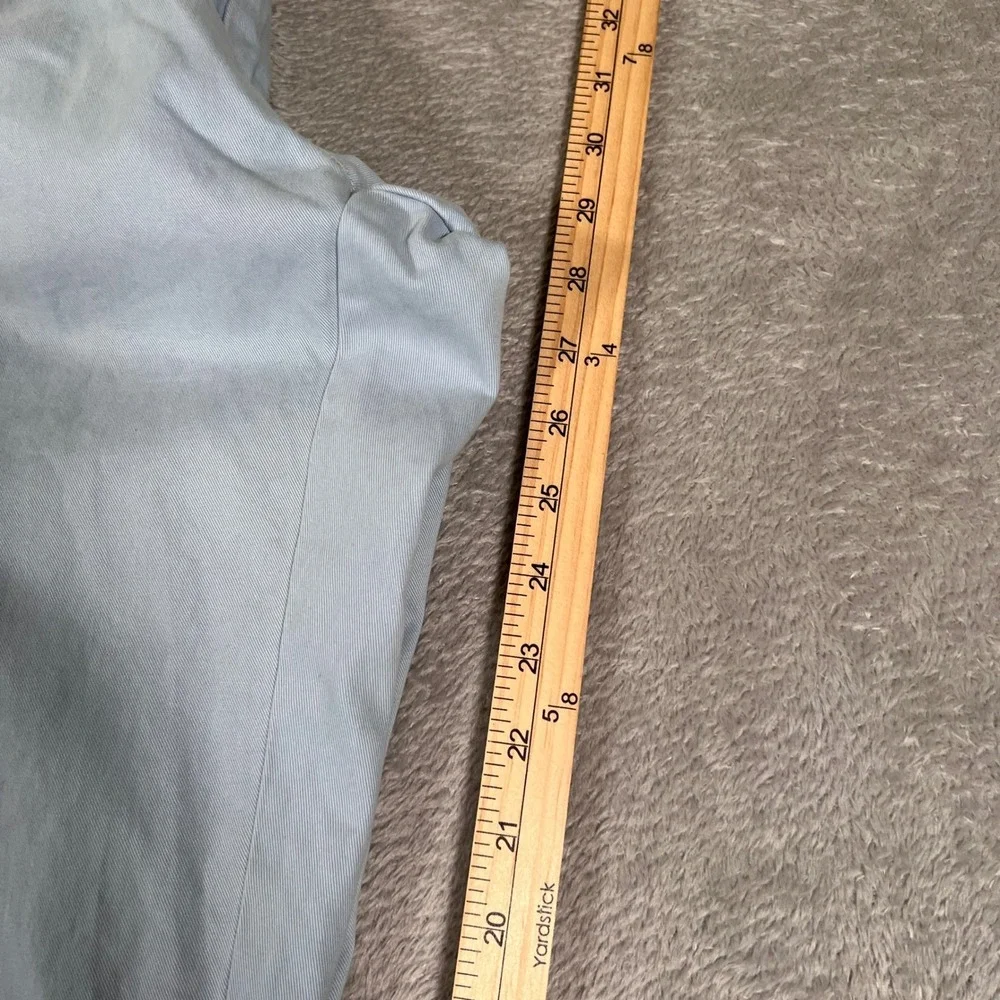 Polo Ralph Lauren Chino Pant Mens 34x39 Light Blue Classic Fit Flat Front Preppy
